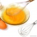 TENCHOE Stainless Steel Balloon Whisk Egg Beater Kitchen Utensils for Blending Whisking Beating & Stirring (21cm) - B07BY1282R